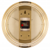 3327-002 (10) Часы настенные круг со вставками d=34 см, корпус прозрачный коричневый"Классика"