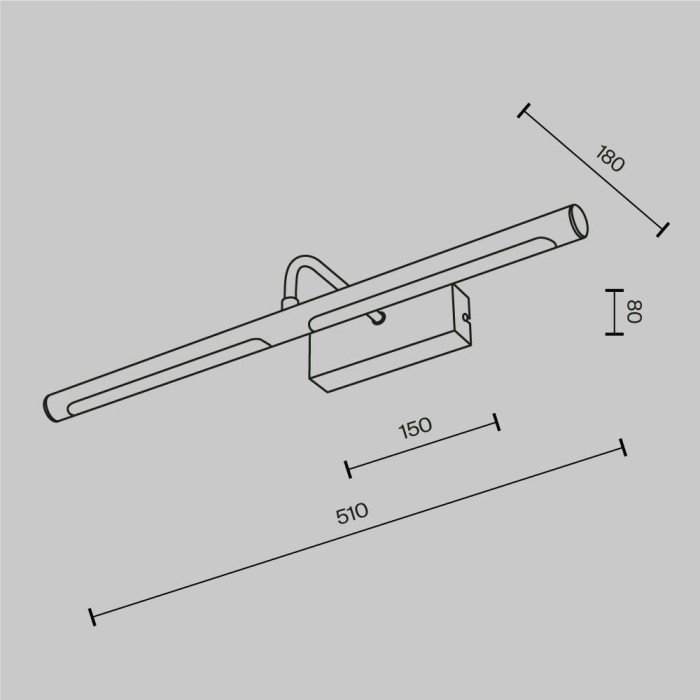 Подсветка Maytoni MIR266WL-L12BS4K