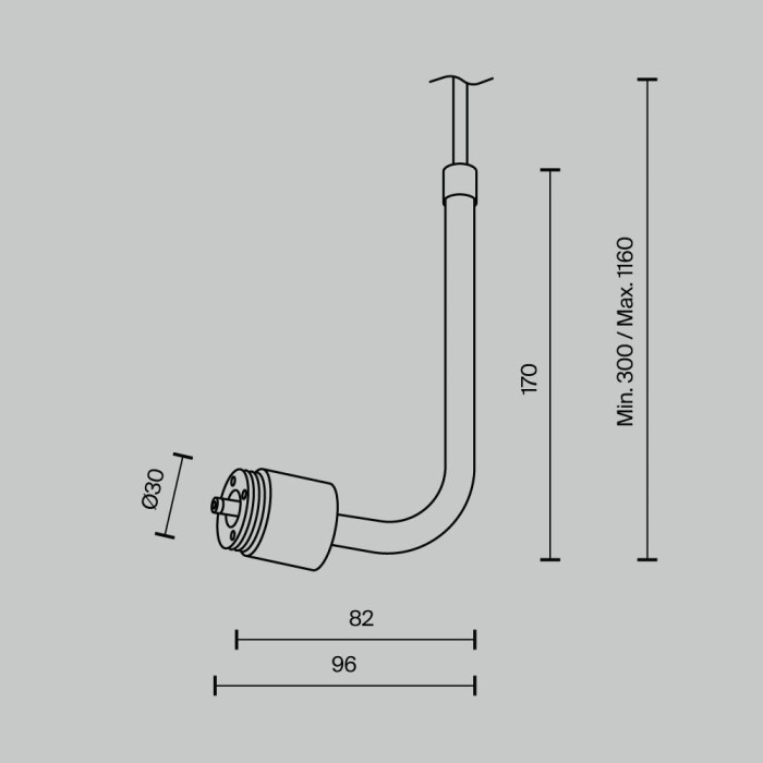 Аксессуар Maytoni Technical CA024PL-P-B