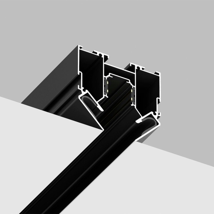 Встраиваемый магнитный шинопровод в натяжной потолок Crystal Lux Space CLT 0.134 01 L3000 BL