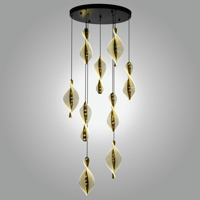 Подвесная светодиодная люстра Citilux Vind CL214091