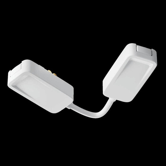 Коннектор питания L-образный Maytoni Technical Radity TRA084CPC-W-12