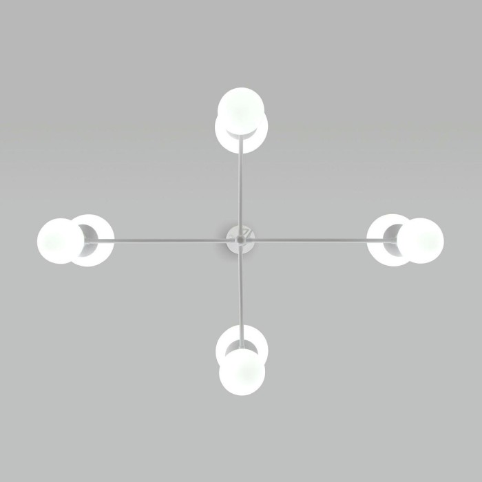 Подвесная люстра Eurosvet Bubble 30182/8 белый