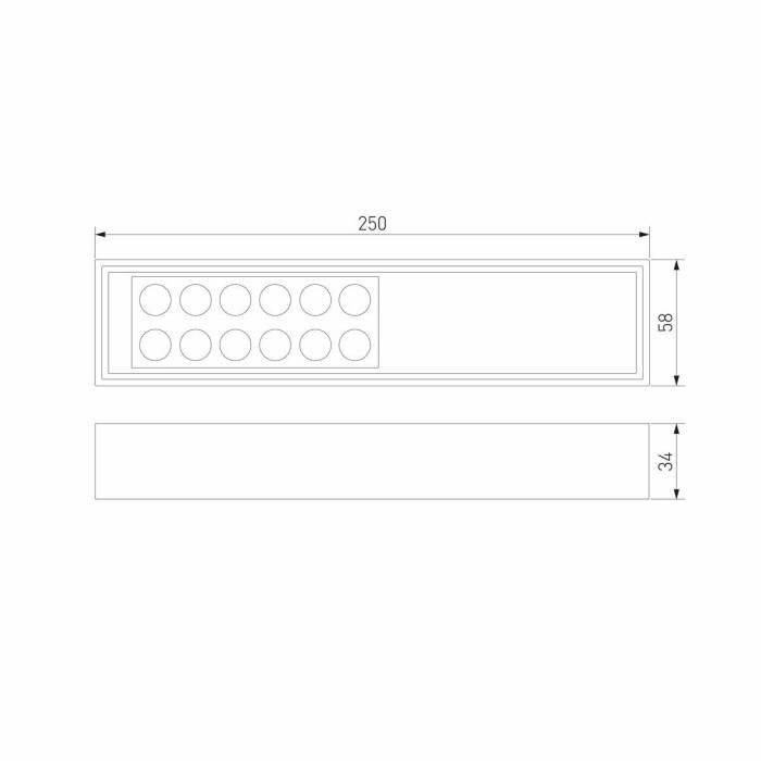 Потолочный светодиодный светильник Elektrostandard Tend 25114/LED a068850