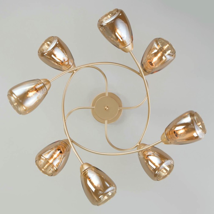 Потолочная люстра Eurosvet Noemi 30168/8 матовое золото