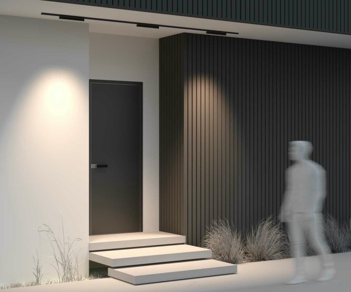 Уличный трековый светильник Maytoni Outdoor O-TR02-2-S-18WB3K