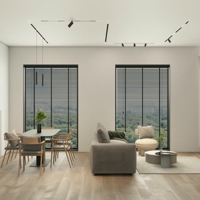 Трековый светодиодный светильник Denkirs Simple Spot DK8208-BK