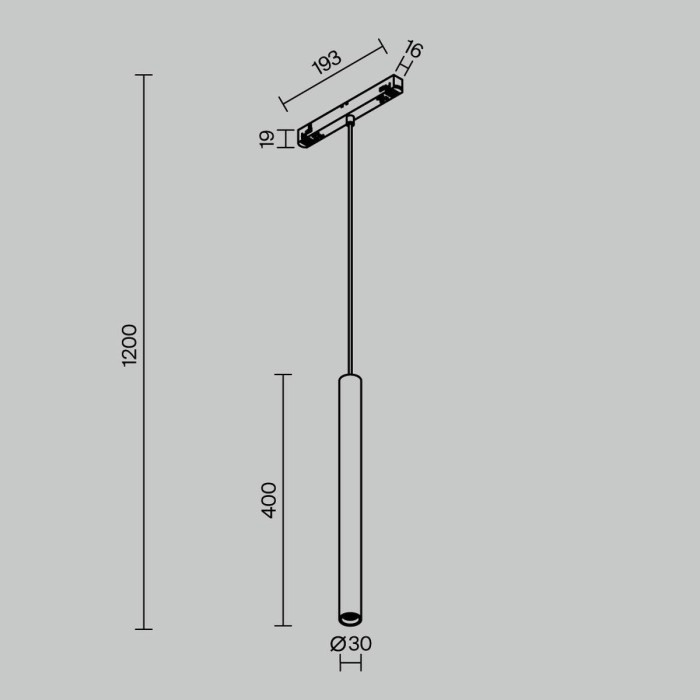 Трековый светильник Maytoni Technical TR226-4-5WTW-M-DSZ-W
