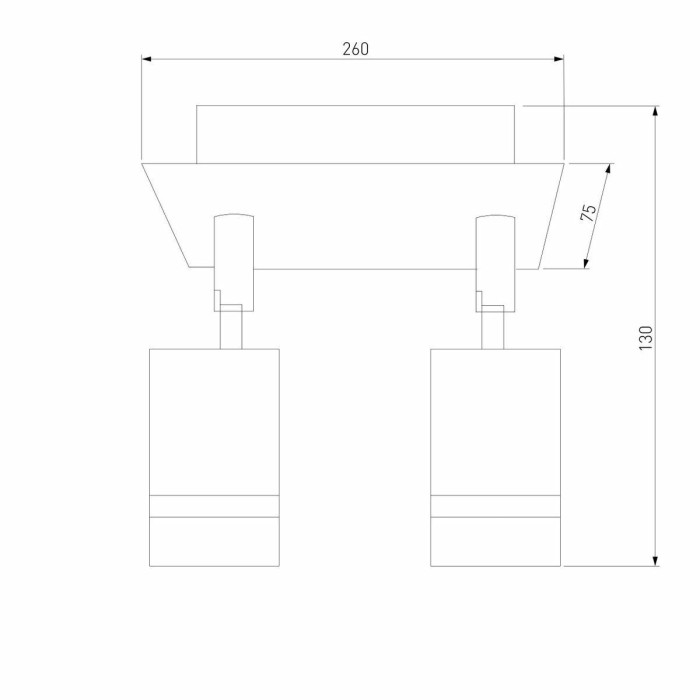 Светодиодный спот Eurosvet Stalk 20064/2 LED хром