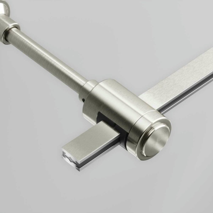 Крепление настенное Wall одинарное удлиненное Maytoni Technical TRA155CW-SL1-PT