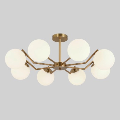 Подвесная люстра Eurosvet Frost 70154/8 латунь