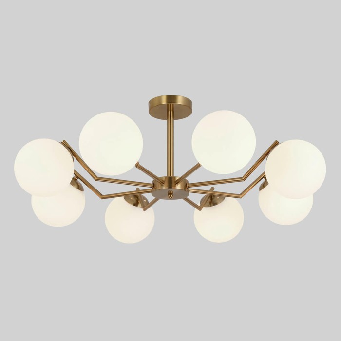 Подвесная люстра Eurosvet Frost 70154/8 латунь