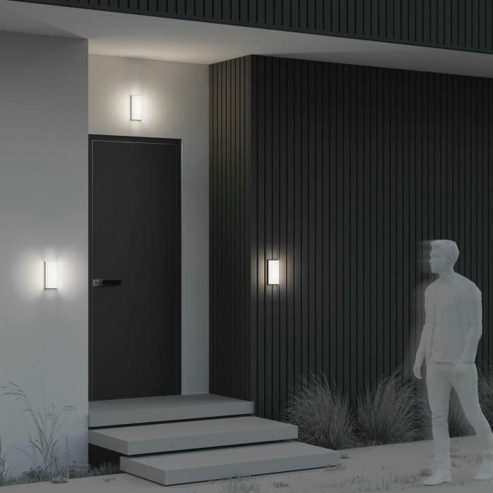 Уличный настенный светодиодный светильник Maytoni Badd O454WL-L10GF3K1