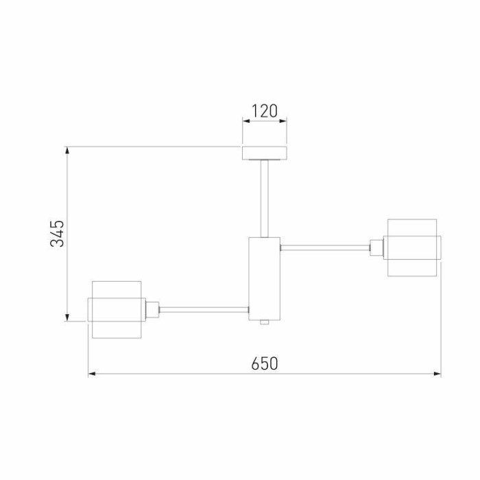 Потолочная люстра Eurosvet Arcada 70127/6 хром