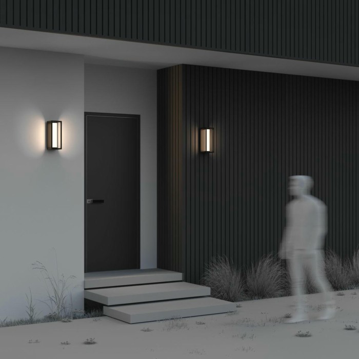 Уличный настенный светодиодный светильник Maytoni Outdoor Expo O480WL-L12B3K