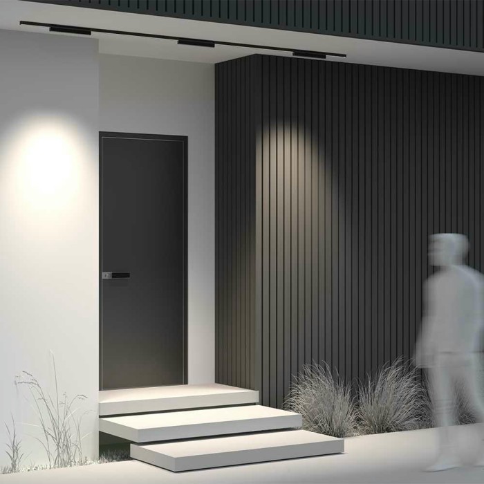 Уличный трековый светильник Maytoni Outdoor O-TR02-2-S-18WB4K