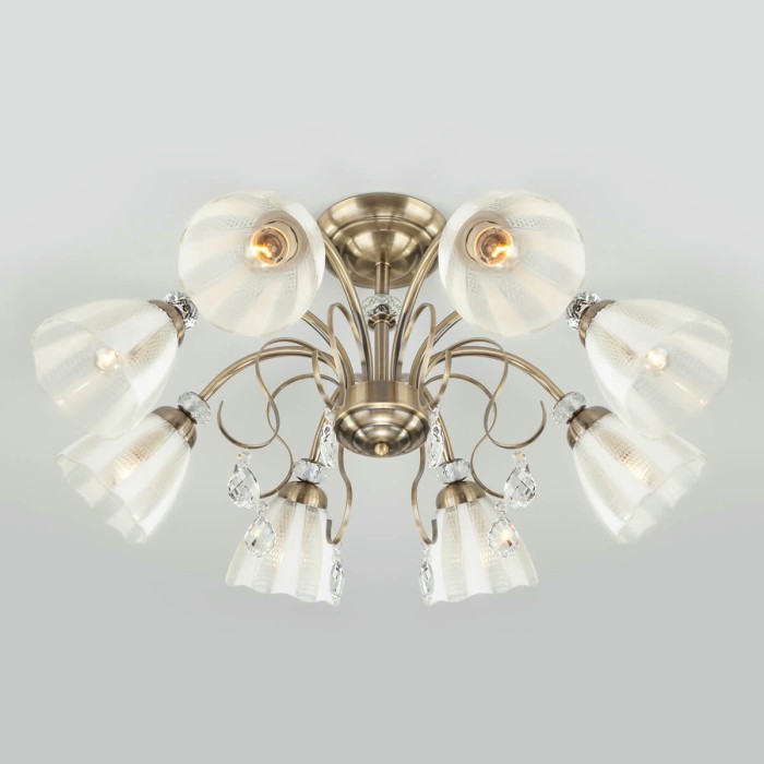 Потолочный светильник Eurosvet 30155/8 античная бронза