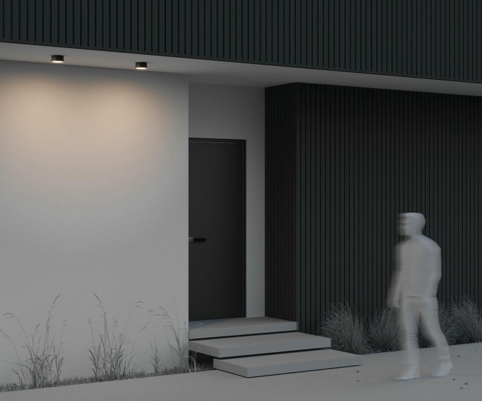 Уличный потолочный светодиодный светильник Maytoni Outdoor Zon IP O430CL-L15B3K