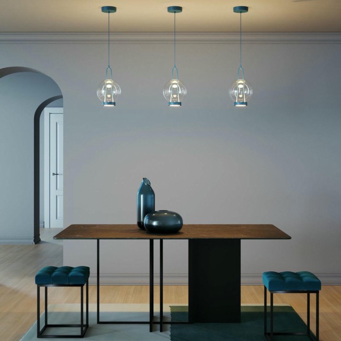 Подвесной светодиодный светильник Eurosvet Frasco 50267/1 LED синий