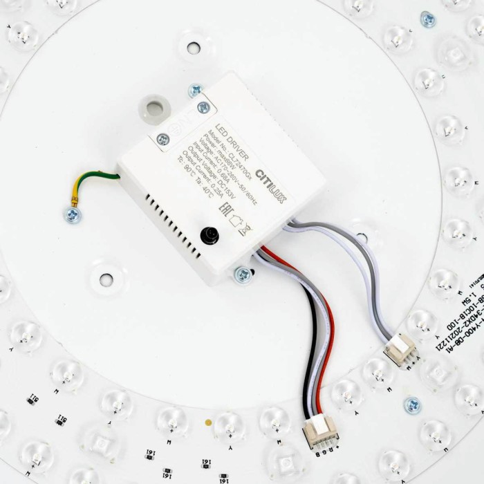 Потолочный светодиодный светильник с пультом ДУ Citilux Купер RGB Черный CL72470G1