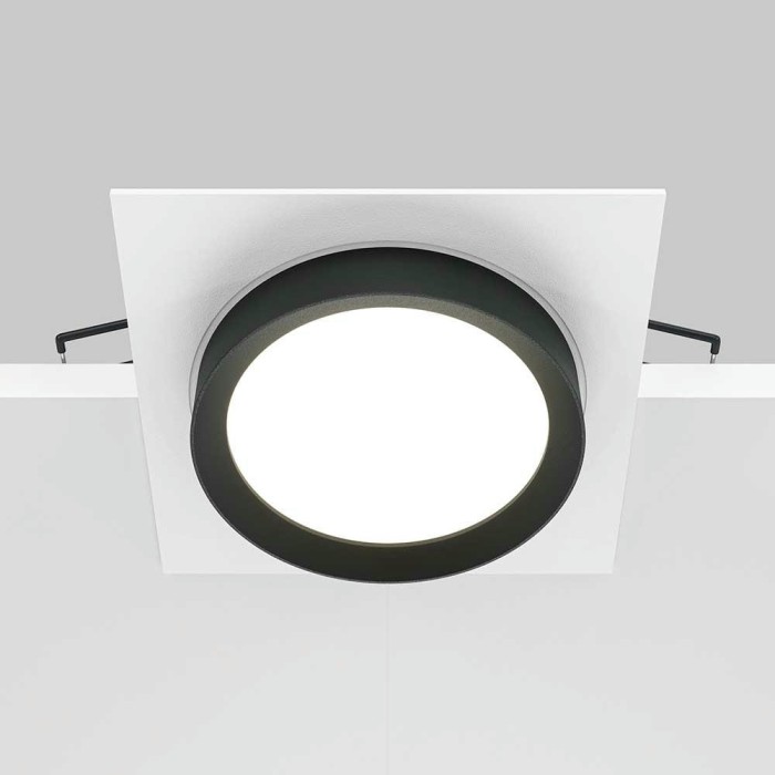 Встраиваемый светильник Maytoni Hoop DL086-GX53-SQ-WB