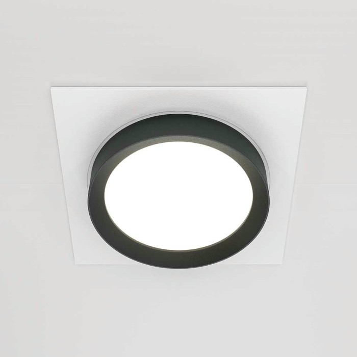 Встраиваемый светильник Maytoni Hoop DL086-GX53-SQ-WB