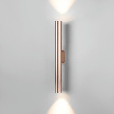 Настенный светодиодный светильник Elektrostandard Langer 40124/LED матовое золото a061987