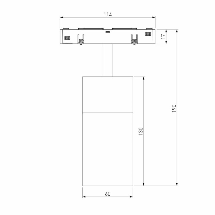Трековый светодиодный светильник Elektrostandard Slim Magnetic Comfi 85188/01 a066516