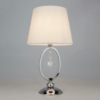 Настольная лампа Eurosvet 01055/1 хром/прозрачный хрусталь Strotskis