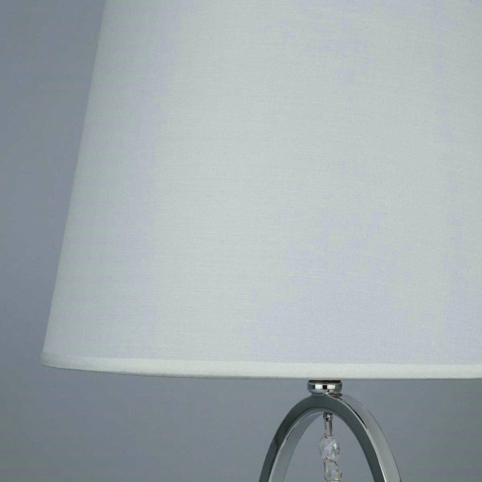 Настольная лампа Eurosvet 01055/1 хром/прозрачный хрусталь Strotskis