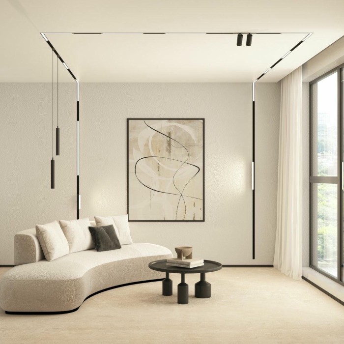 Трековый светильник Denkirs Smart Linear DK8015-BK