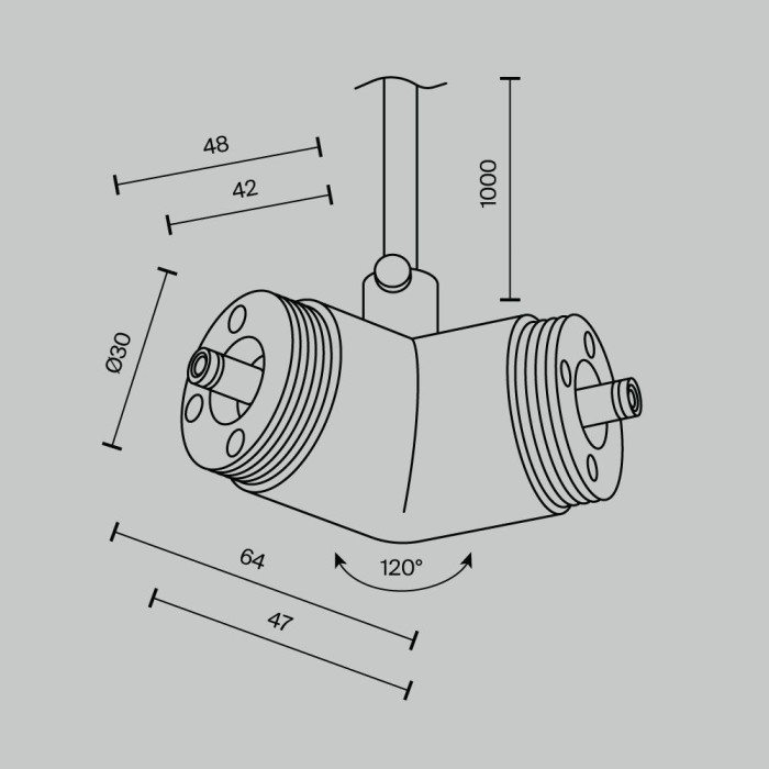 Аксессуар Maytoni Technical CA018LWC-P-B