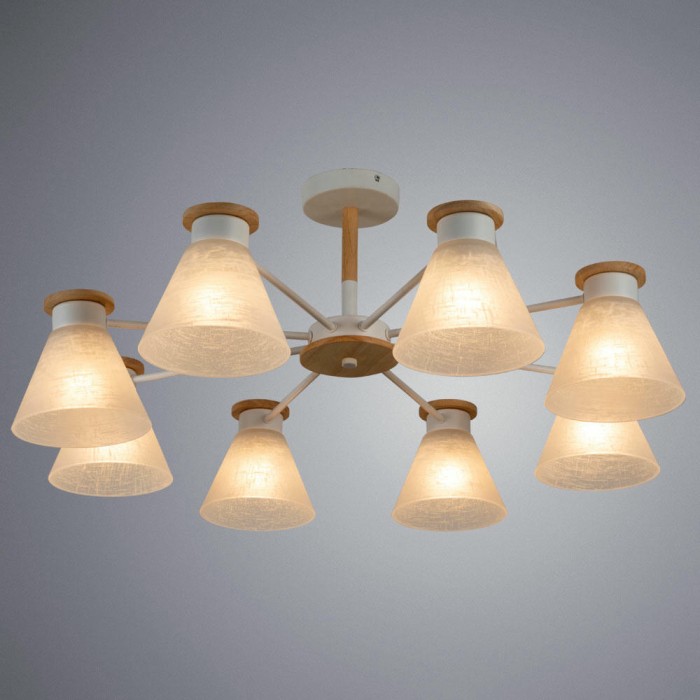 Потолочная люстра Arte Lamp Tyler A1031PL-8WH
