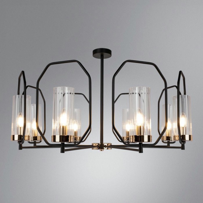 Подвесная люстра Arte Lamp Celaeno A7004PL-8BK