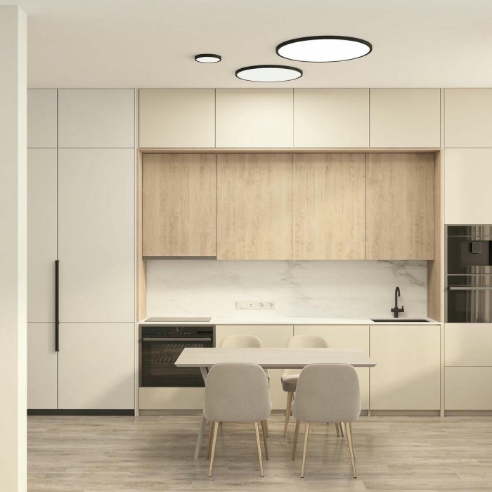 Потолочный светодиодный светильник Denkirs Thin DK6520-BK