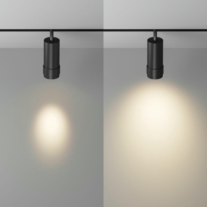 Трековый светодиодный светильник Maytoni Technical Magnetic Exility Focus Zoom TR211-1-12W3K-Z-B