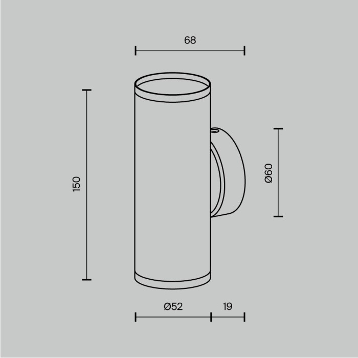 Бра Maytoni Technical Focus S C068WL-02B