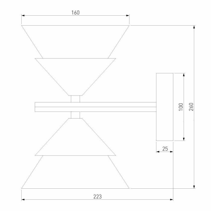 Бра Eurosvet Rylee 70138/2 хром