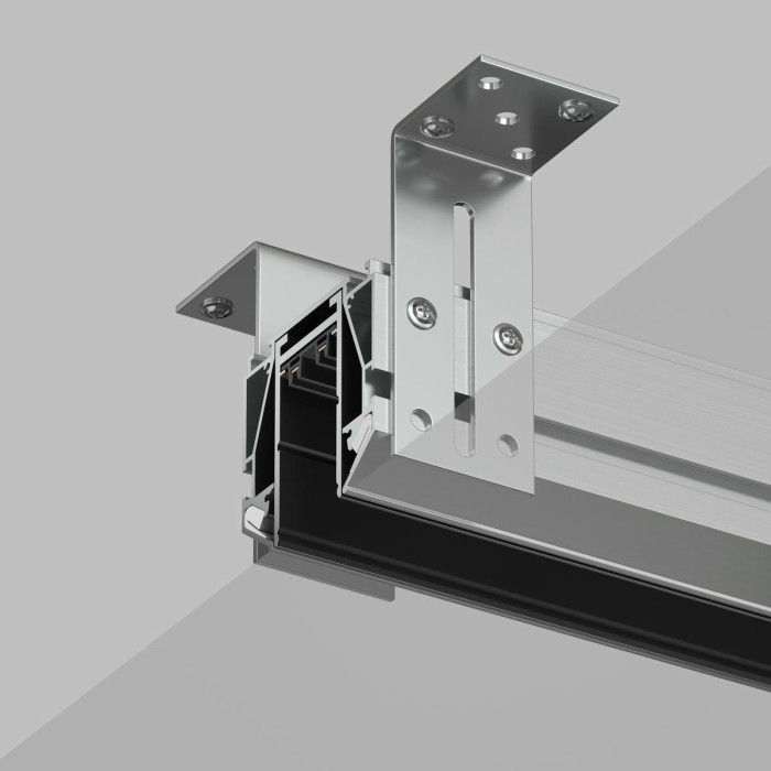 Закладной профиль Denkirs Smart Profi для натяжного потолка TR3044-AL