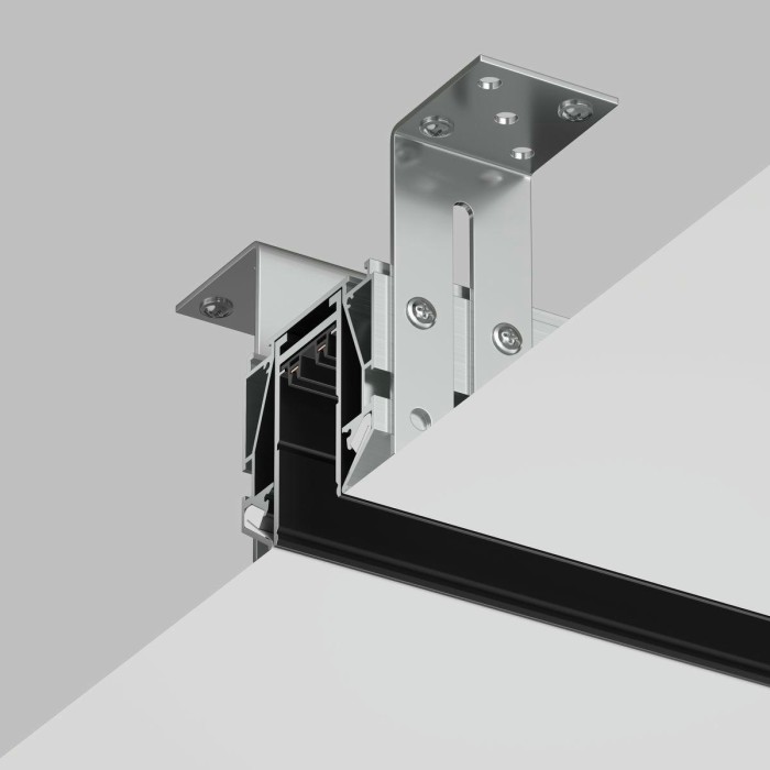 Закладной профиль Denkirs Smart Profi для натяжного потолка TR3044-AL