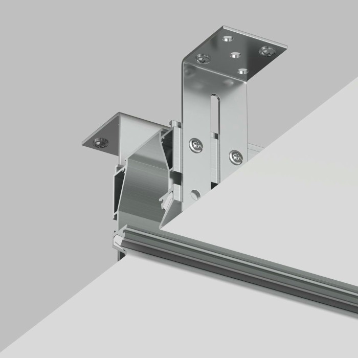 Закладной профиль Denkirs Smart Profi для натяжного потолка TR3044-AL