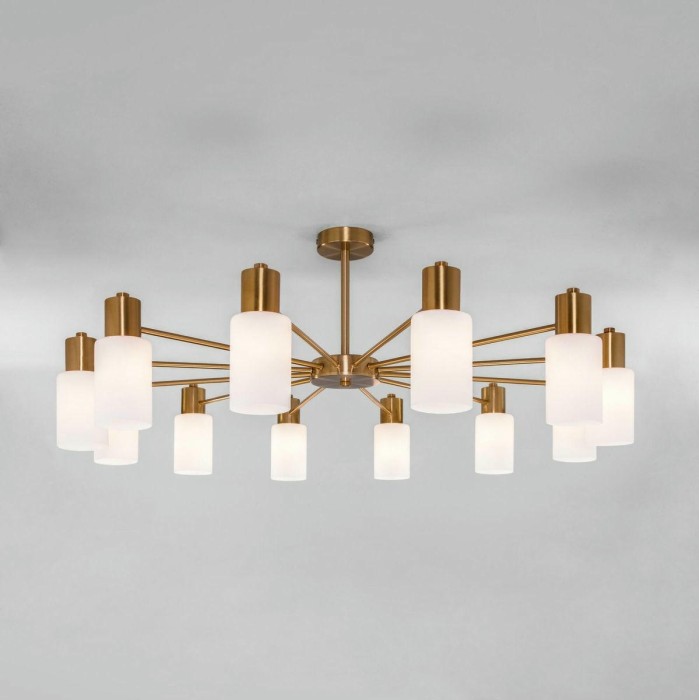 Потолочная люстра Eurosvet Vegga 70160/12 латунь Smart