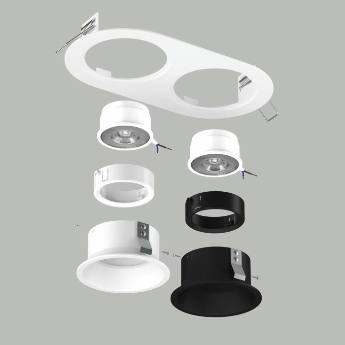 Комплект со светильником Lightstar Domino Round (214656+214606+214607+214006+214007) D6560607WBMOD