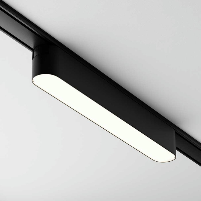 Трековый светодиодный светильник Maytoni Technical Basis TR080-1-12W4K-B