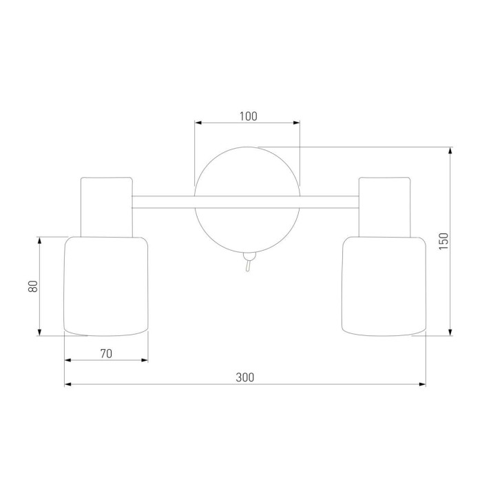 Спот Eurosvet Corso 20089/2 бронза