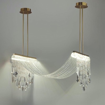 Подвесной светодиодный светильник Odeon Light Exclusive Hall Afina 5420/48L