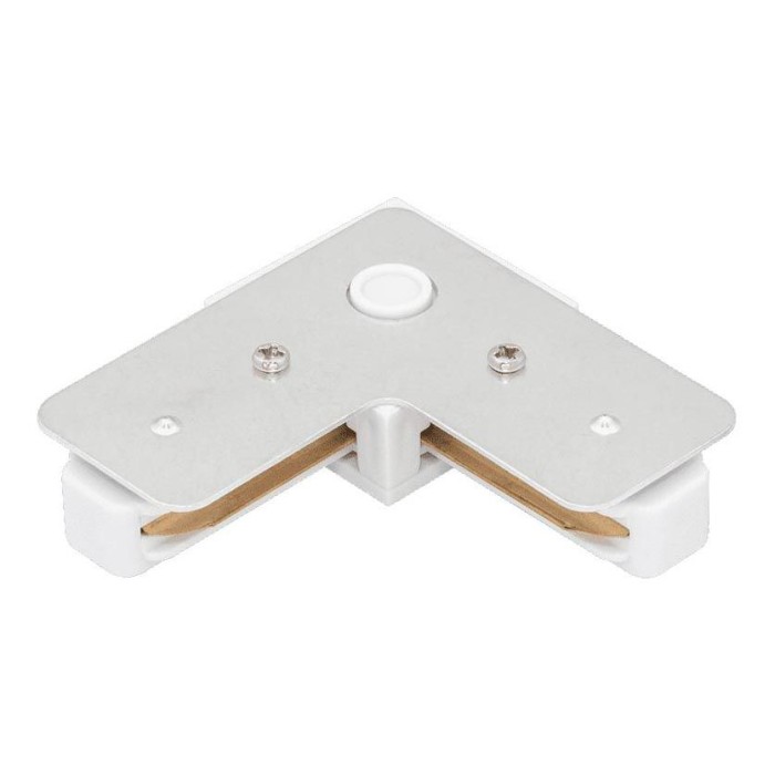 Коннектор L-образный однофазный DesignLed CN2-WH-L 003724