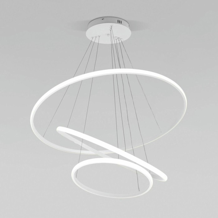 Подвесной светодиодный светильник Eurosvet Collars 90264/3 белый