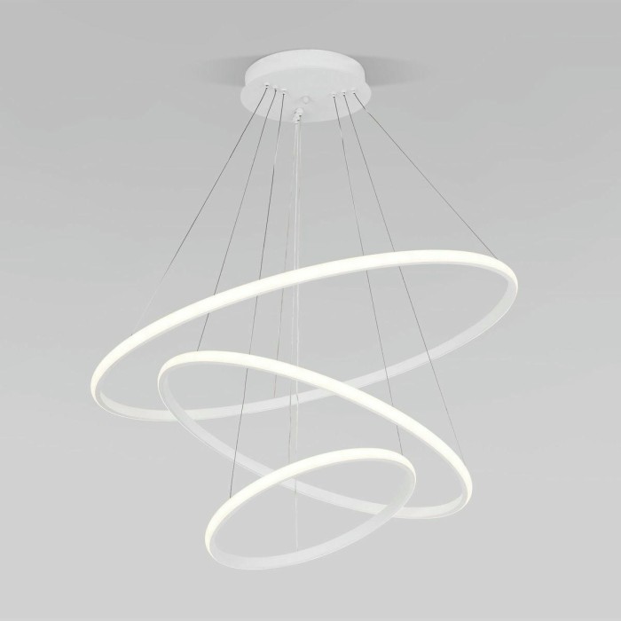 Подвесной светодиодный светильник Eurosvet Collars 90264/3 белый