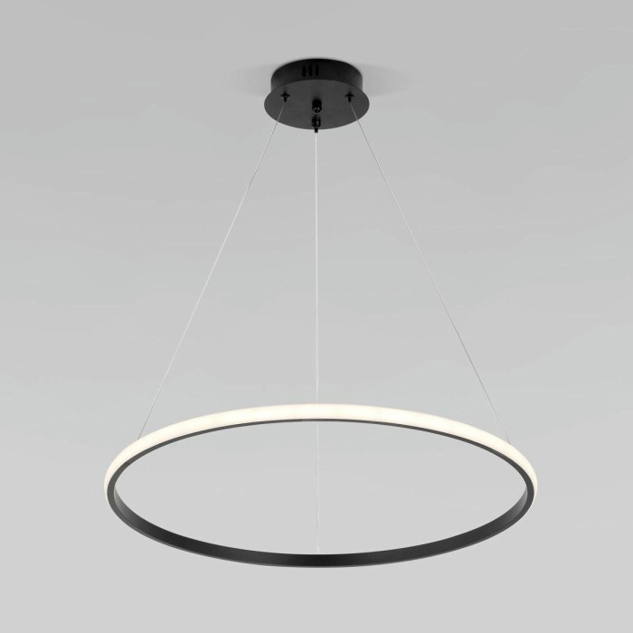 Подвесной светодиодный светильник Eurosvet Collars 90264/1 черный